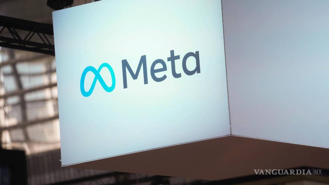 $!El logotipo de Meta se ve en la feria Vivatech en París, Francia.