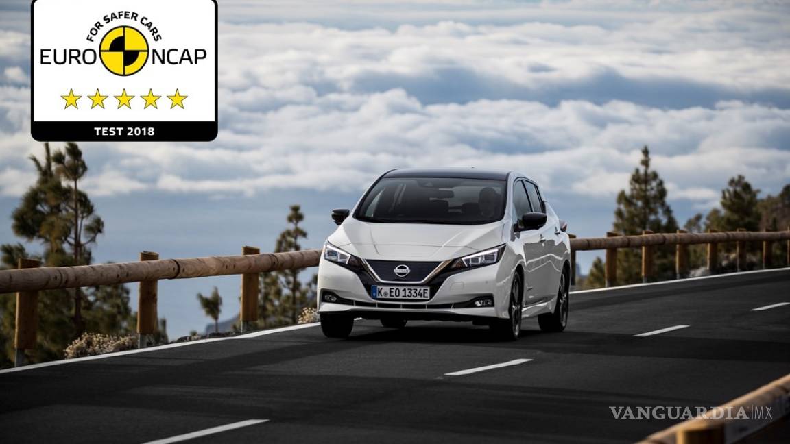 Nissan LEAF alcanza la máxima puntuación en pruebas de Euro NCAP