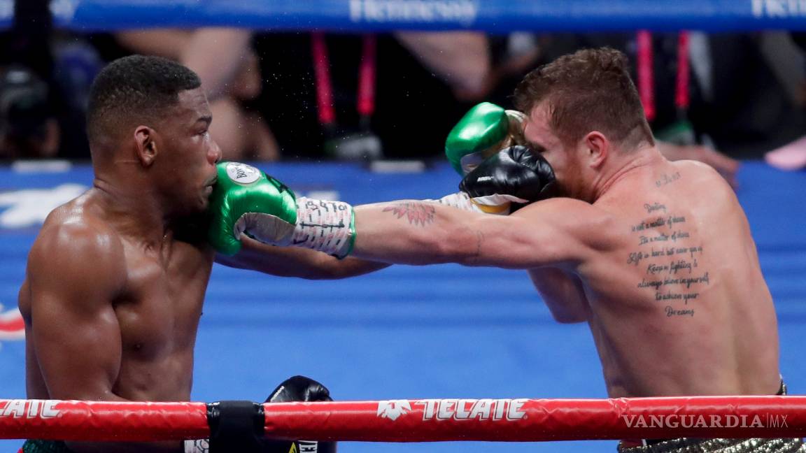$!¡Tricampeón mundial! Canelo Álvarez gana por decisión unánime a Daniel Jacobs y es el máximo peleador en Peso Mediano