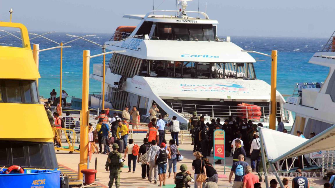 Se suma Canadá a alerta de viaje tras estallido ocurrido en un ferry, en Cancún