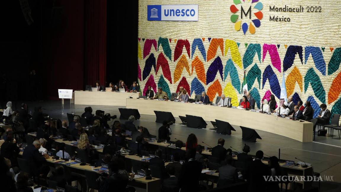 $!Vista general de la Conferencia Mundial de la Unesco sobre Políticas Culturales y Desarrollo Sostenible (Mondiacult) que se celebra en Ciudad de México (México).