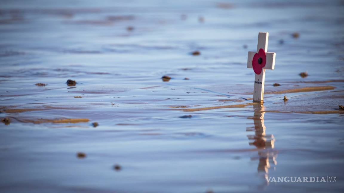 $!Minuto de silencio por los soldados caídos en Normandía