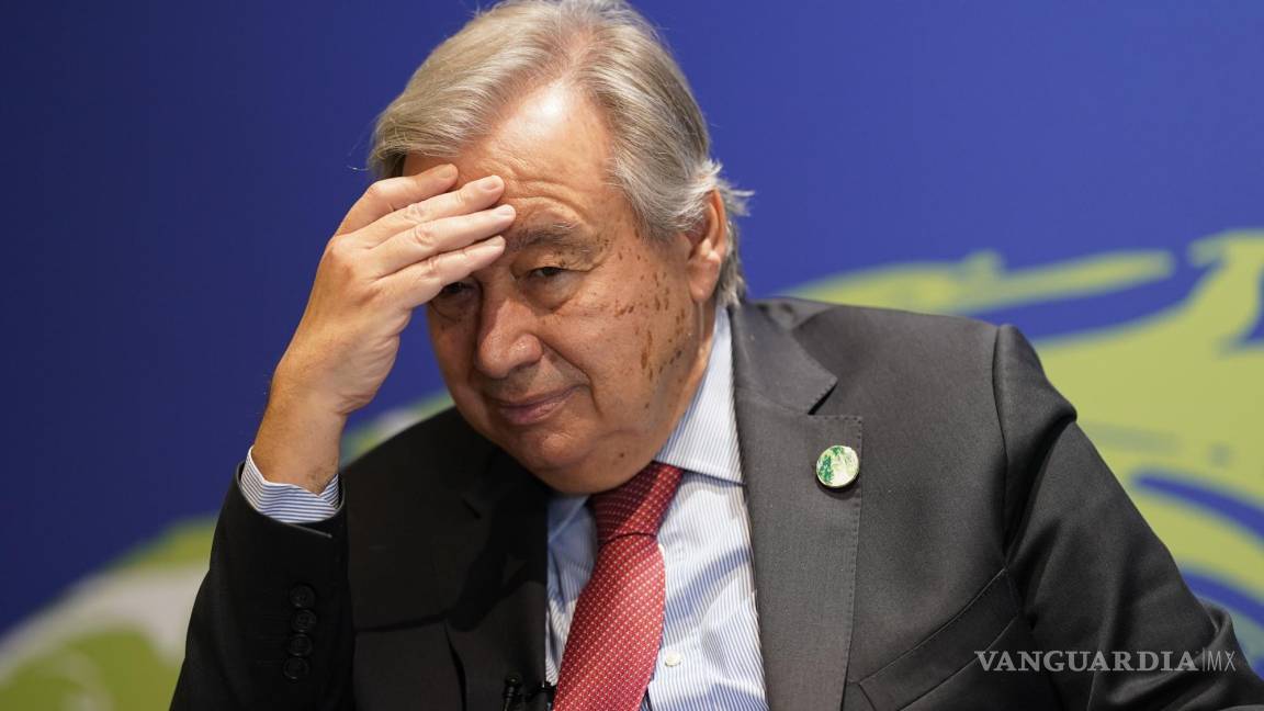 António Guterres advierte la meta del calentamiento global está en “soporte vital”