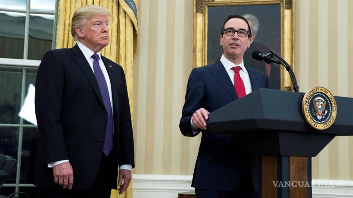 $!Senado de EU confirma a Mnuchin como secretario del Tesoro de Trump