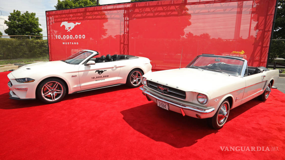 Ford Mustang, 54 años de historia y 10 millones de unidades fabricadas