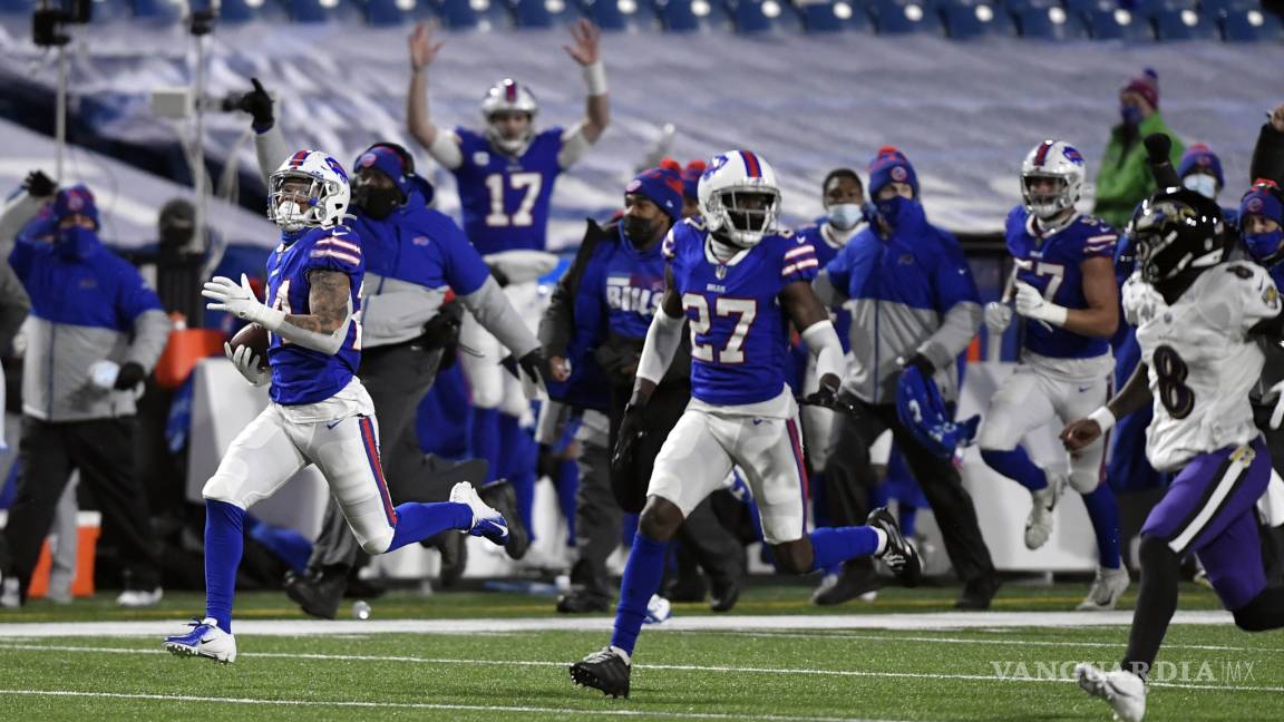 Defensiva de Bills borra a Lamar Jackson y sus Ravens y Buffalo se mete a la final de la Americana en la NFL