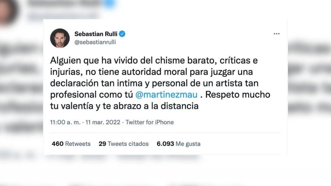 $!Rulli calificó a Paty Chapoy como una persona que ‘ha vivido del chisme barato’.