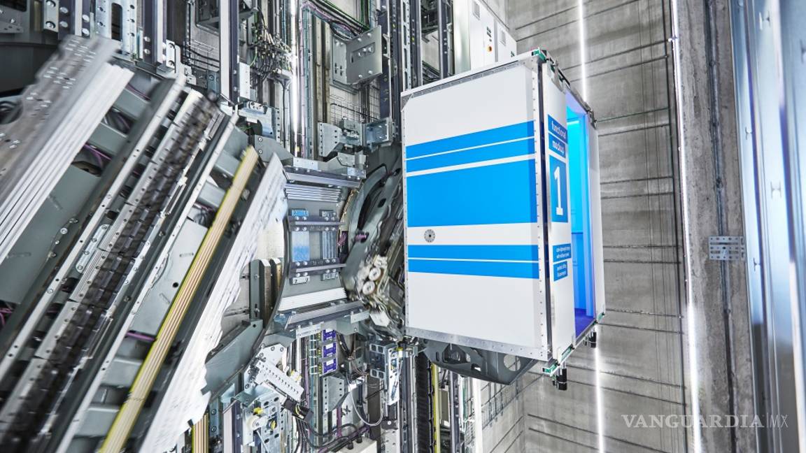 $!Crean el primer elevador del mundo sin cables y se mueve vertical y lateralmente