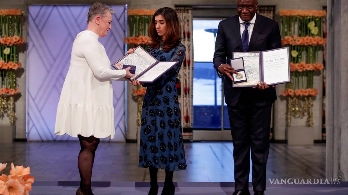 $!Nadia Murad y Denis Mukwege ganadores del Nobel de la Paz exigen el fin de la impunidad de la violencia sexual