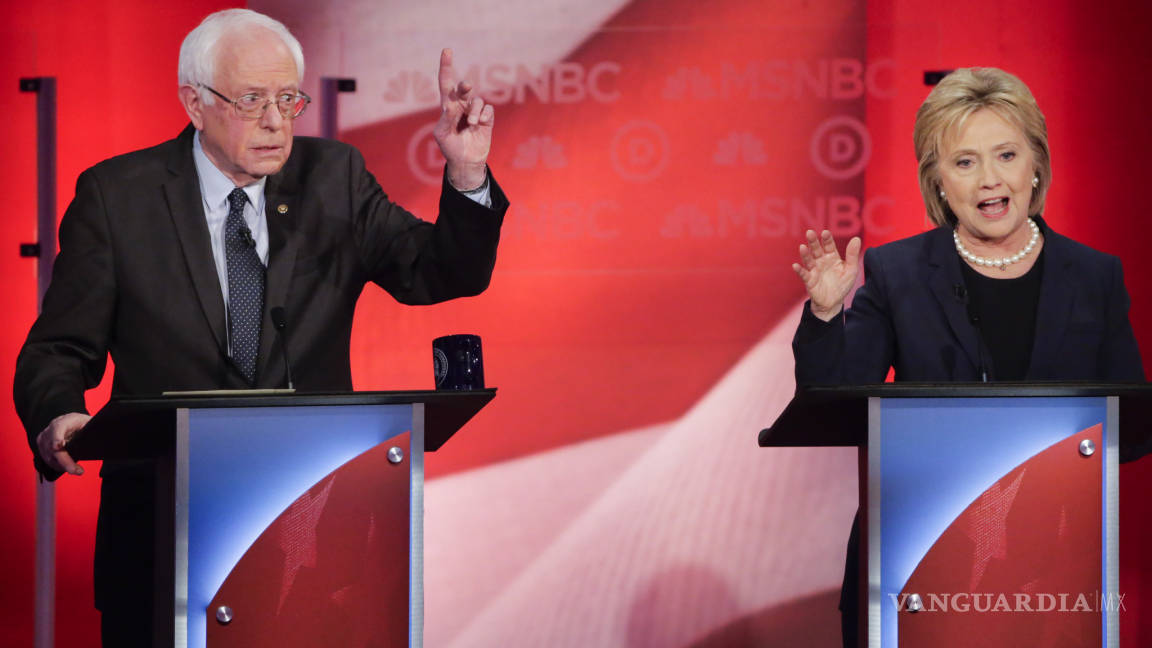 Clinton representa al 'establishment', yo a ciudadanos ordinarios: Sanders