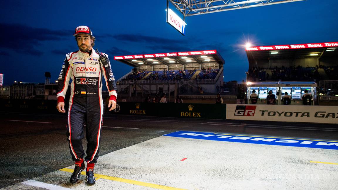 $!Fernando Alonso tiene la pole provisional en las 24 Horas de Le Mans