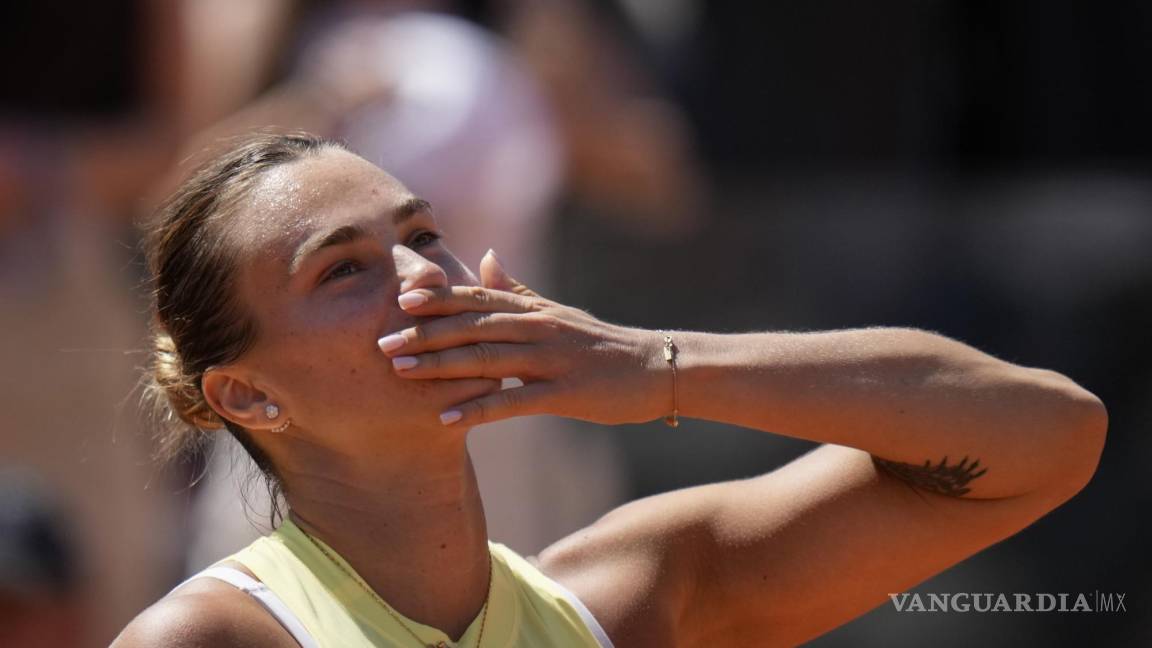 Sabalenka avanza con firmeza en el Abierto de Italia tras vencer a Yastremska