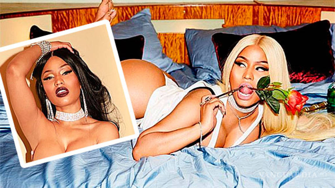 Nicki Minaj reta a Instagram con una foto casi desnuda