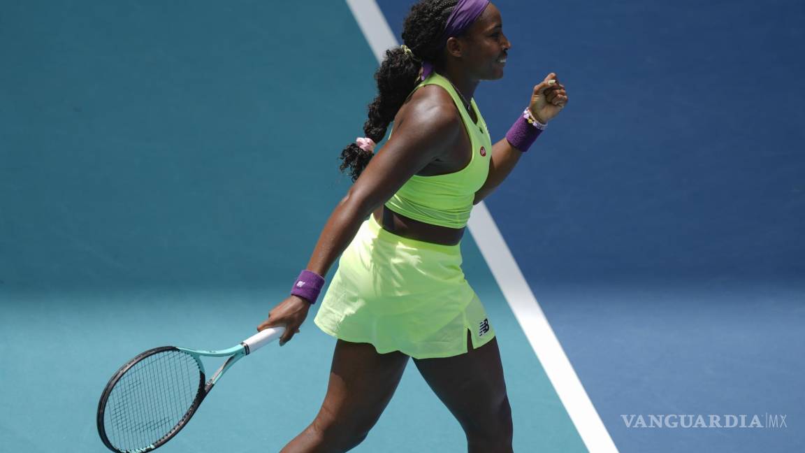 Gauff avanza en Abierto de Miami y alcanza marca histórica de Serena Williams