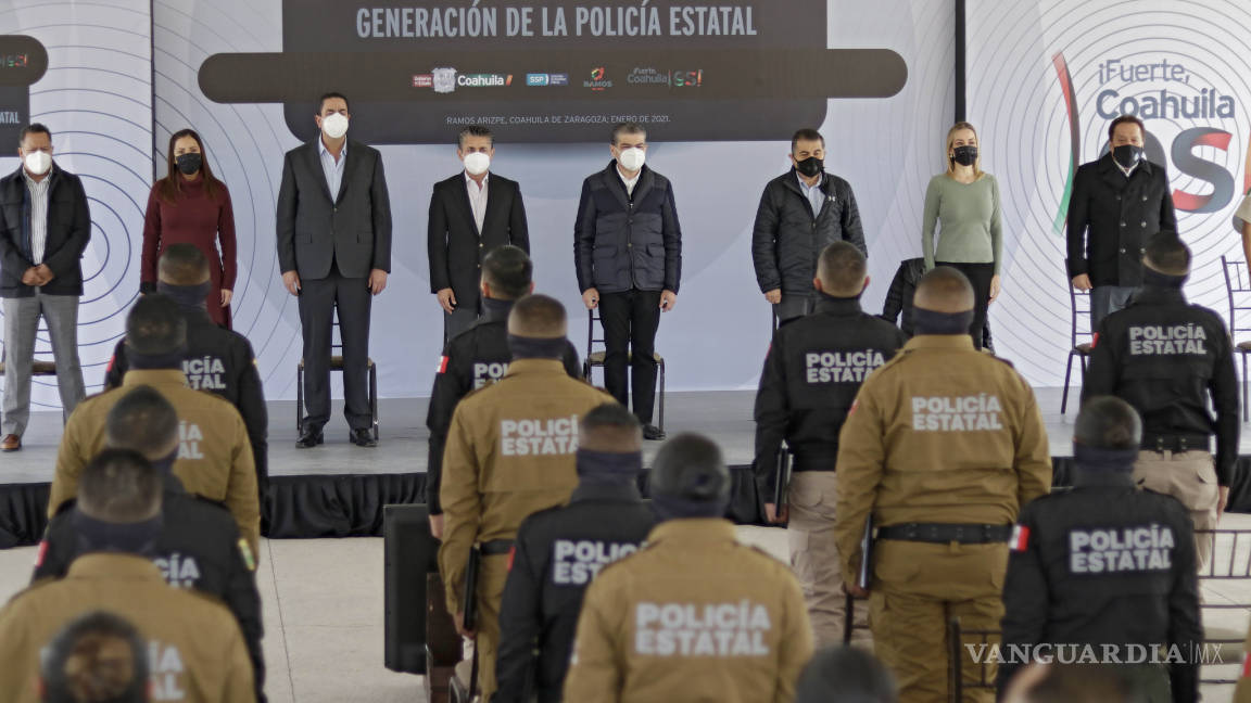Ya están en Coahuila armas de alto calibre, cuenta estado con 150 nuevos policías