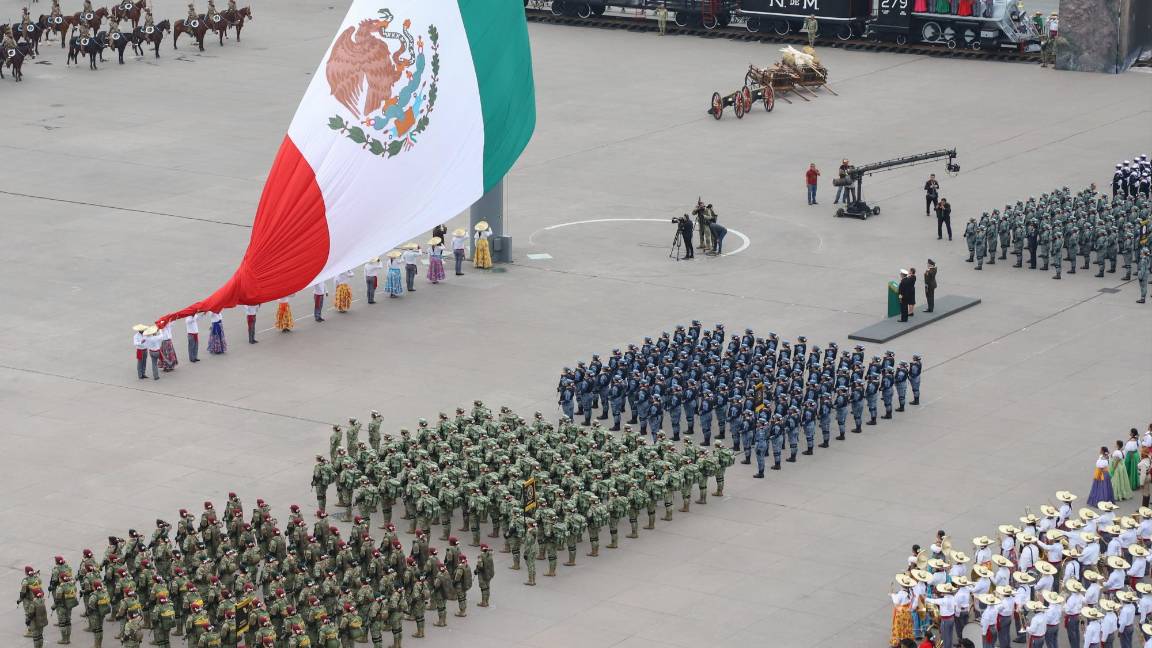 $!Fuerzas armadas construyen paz e infraestructura: Claudia Sheinbaum