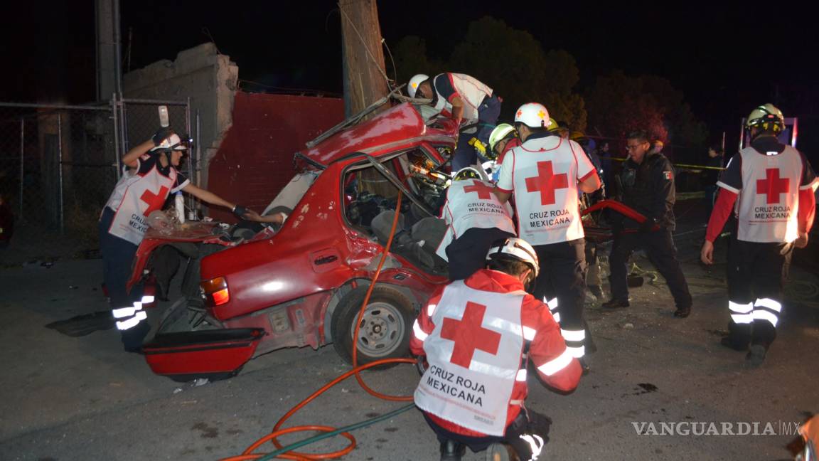 $!Otro accidente por alcohol en Saltillo: mueren 2; Circulaban por Reforma a casi 150km/h