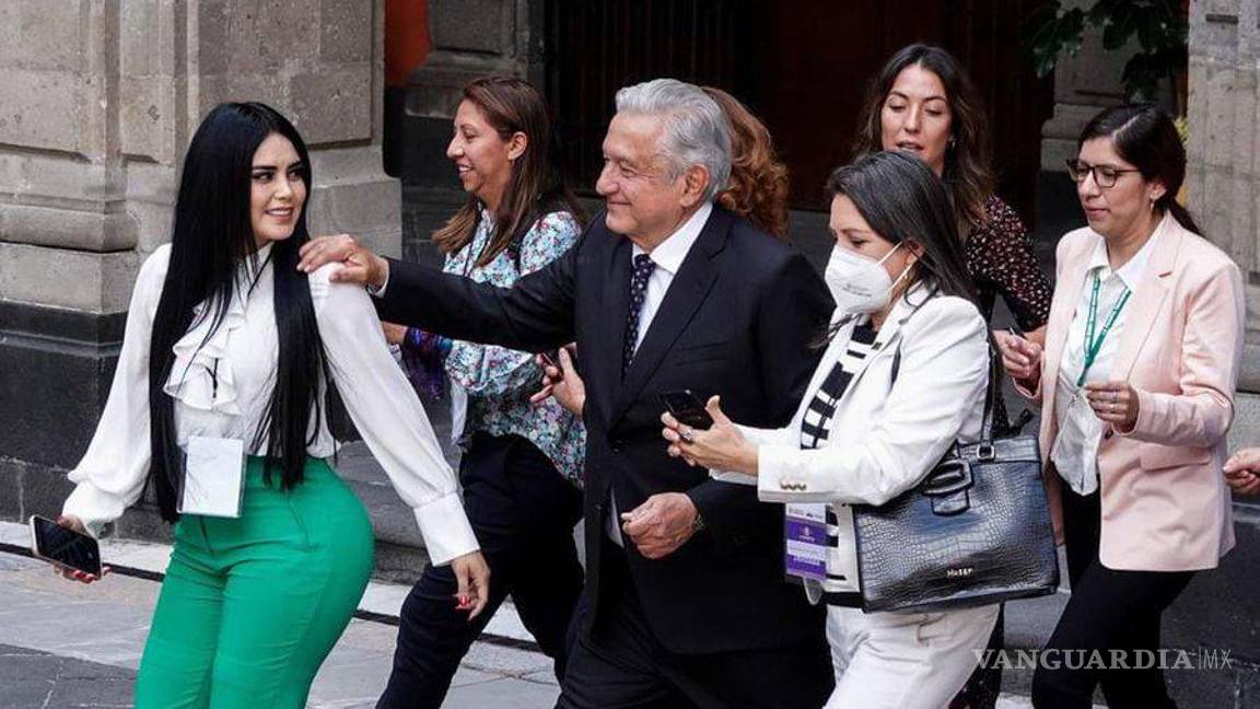 $!Ana Karen Val, la mujer que robó la atención de AMLO, ¿rival de Geraldine Ponce?