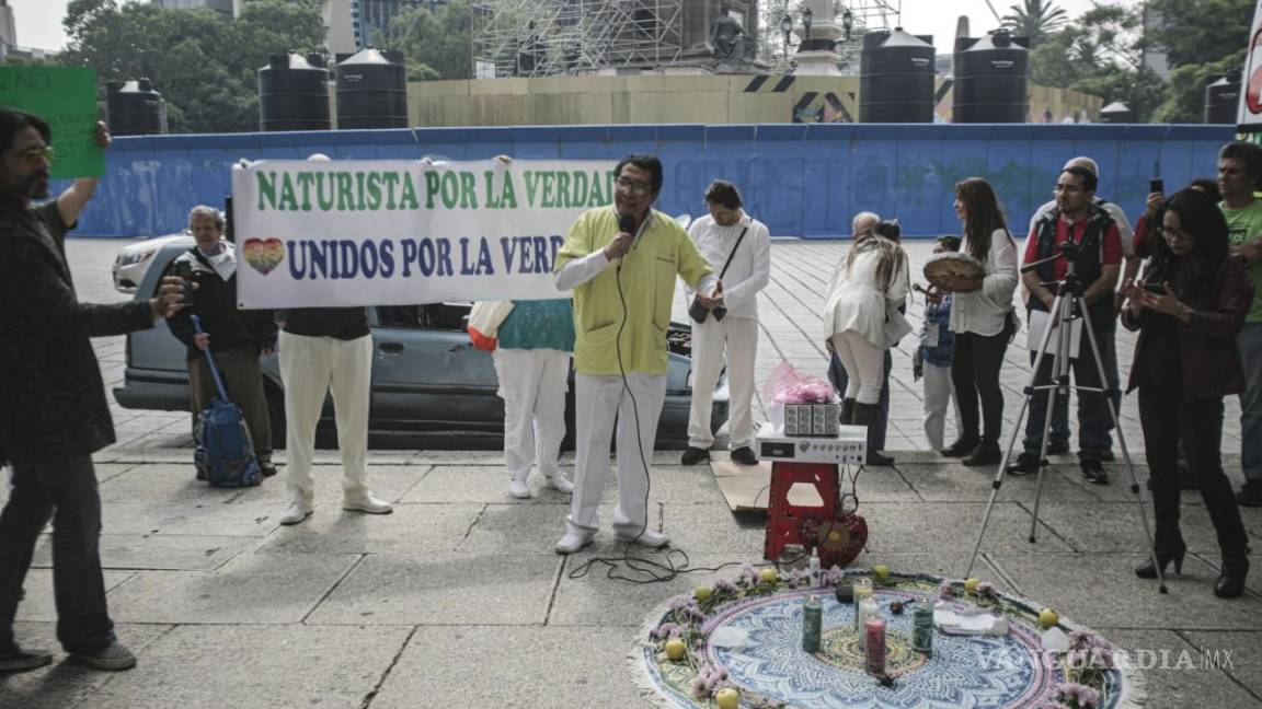 $!Protestan contra cubrebocas y COVID en CDMX, piden usar dióxido de cloro