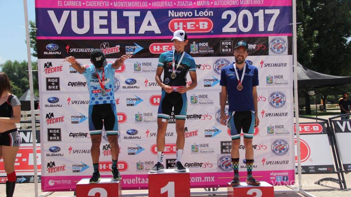 Coahuilenses dominan séptima etapa de la XII Vuelta a Nuevo León