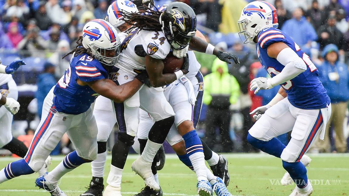 $!Ravens no tiene piedad y 'destroza' a unos tímidos Bills