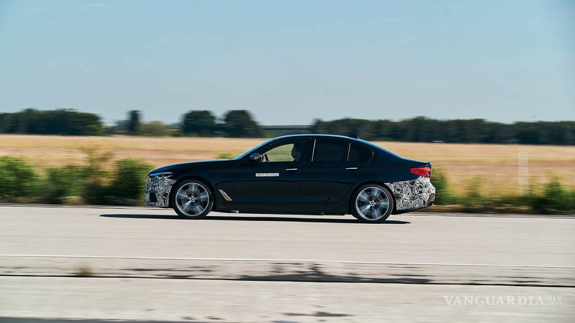 $!BMW quiere destronar al Tesla Model S, con su serie 5 Power BEV