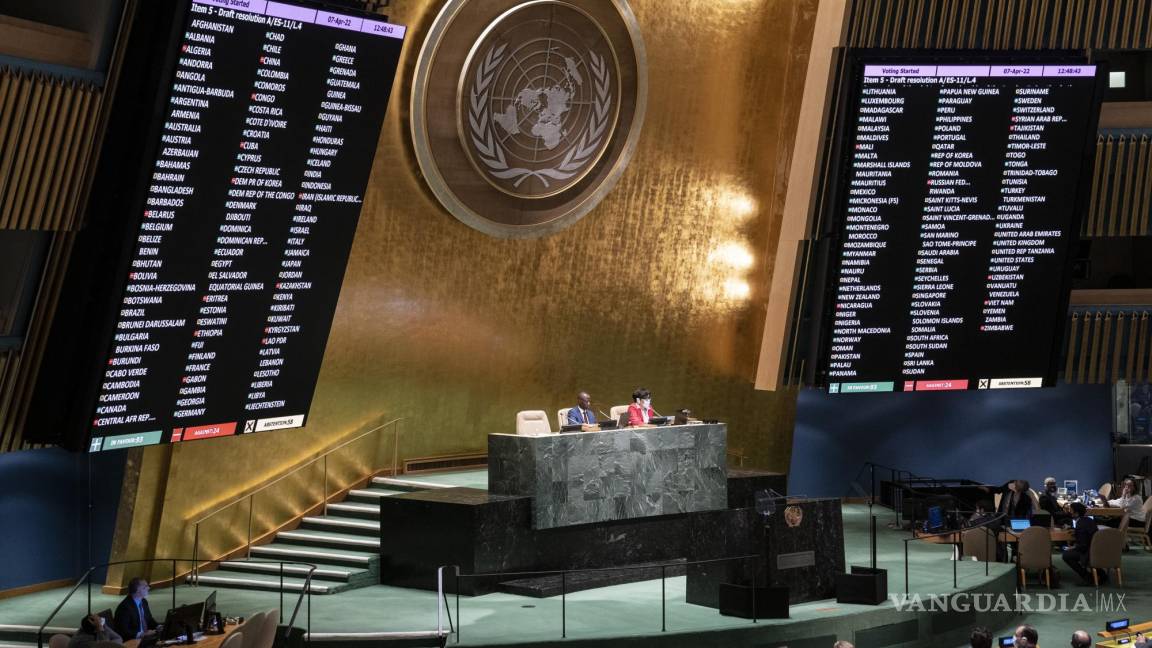 Con 93 votos a favor, 24 en contra y 58 abstenciones la ONU suspende a Rusia del Consejo de Derechos Humanos