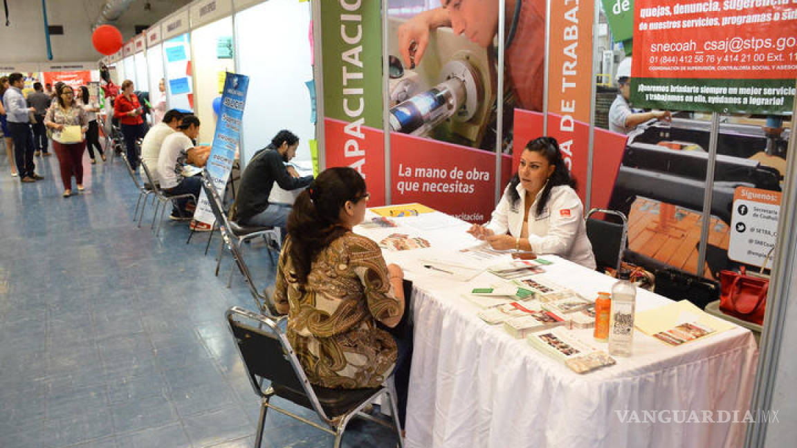Habrá más de mil 200 vacantes en Feria del Empleo en Saltillo