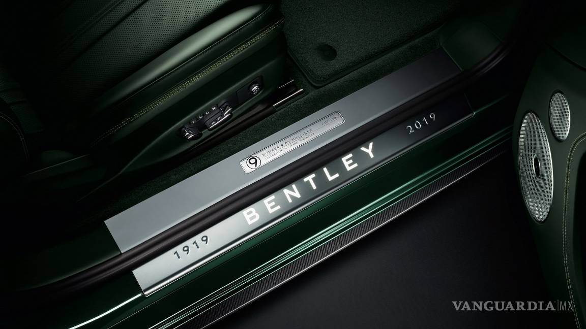 $!Bentley Continental GT No. 9 Edition by Mulliner, la firma de superlujo celebra 100 años