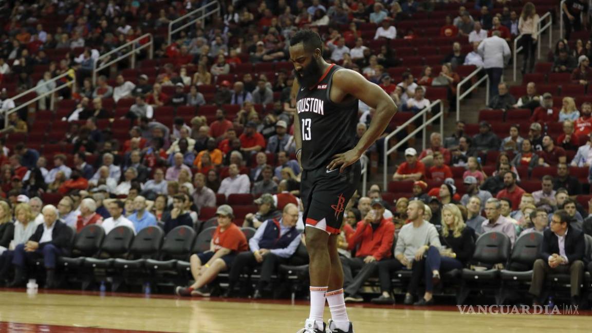 Harden no jugará con los Rockets por una lesión