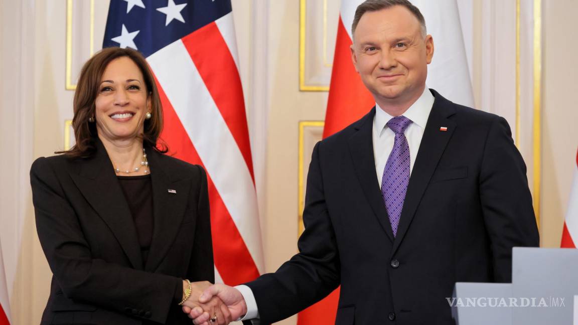 Confirma Kamala Harris llegada de misiles Patriot a Polonia y anuncia ayuda a Ucrania
