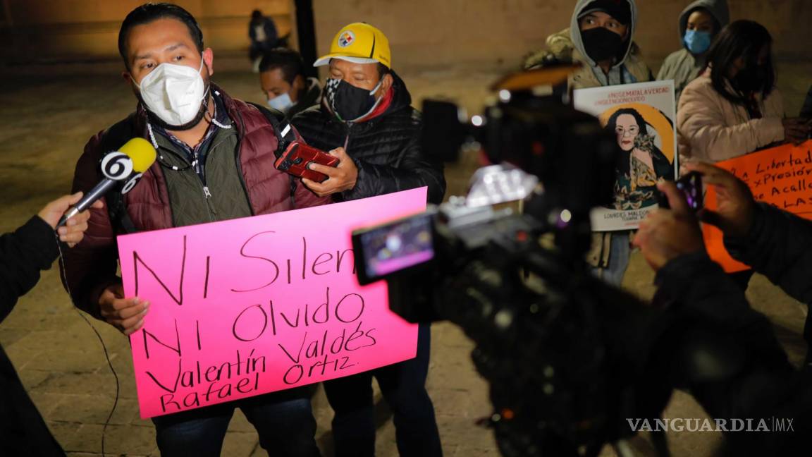 Saltillo: Periodistas se unen a protesta nacional para exigir un alto a los asesinatos y agresiones en contra del gremio