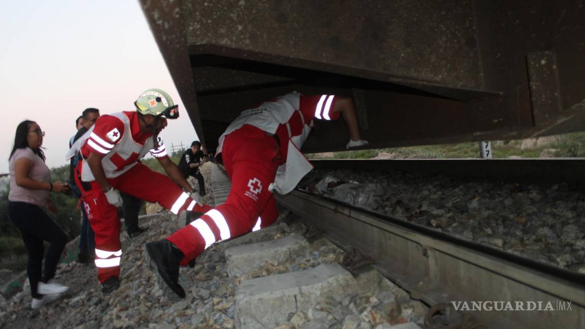 Muere cercenada por el ferrocarril en Saltillo