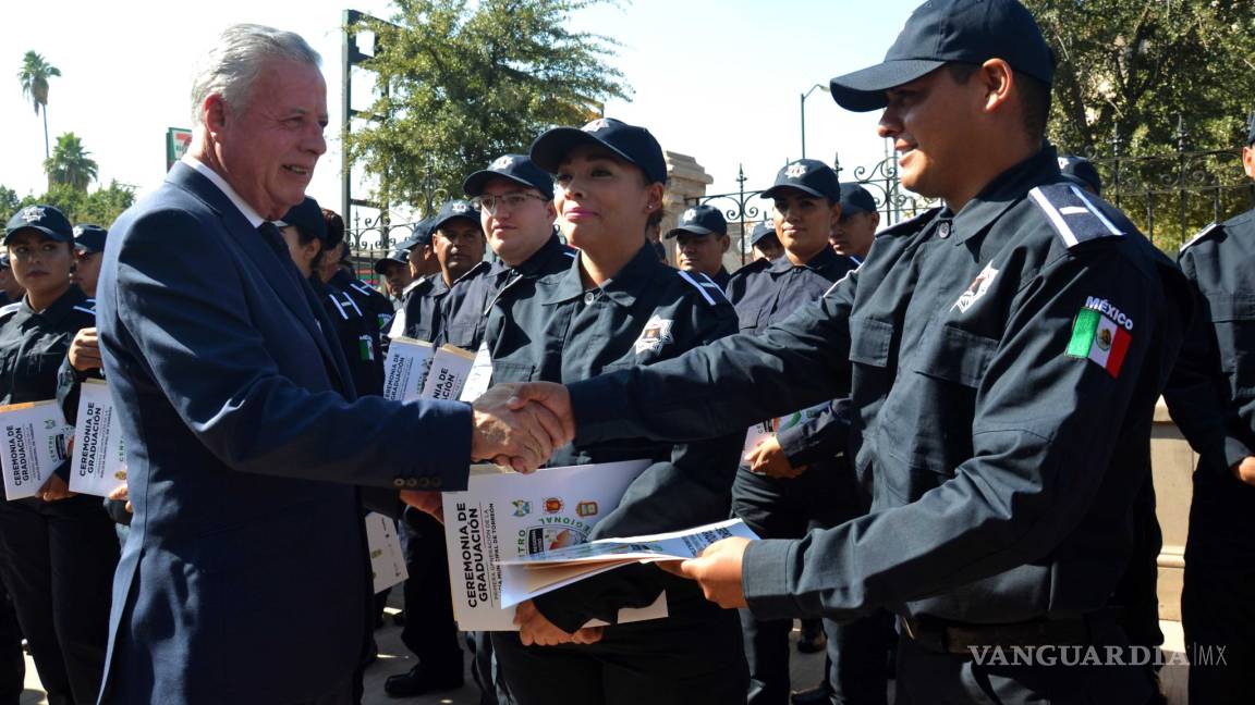 Egresa primera generación de la Academia Municipal de Policía de Torreón