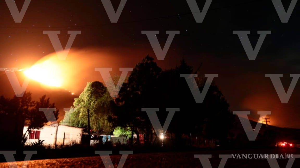 $!¡Ahora fue un corto! Fuego afecta 600 hectáreas en Arteaga