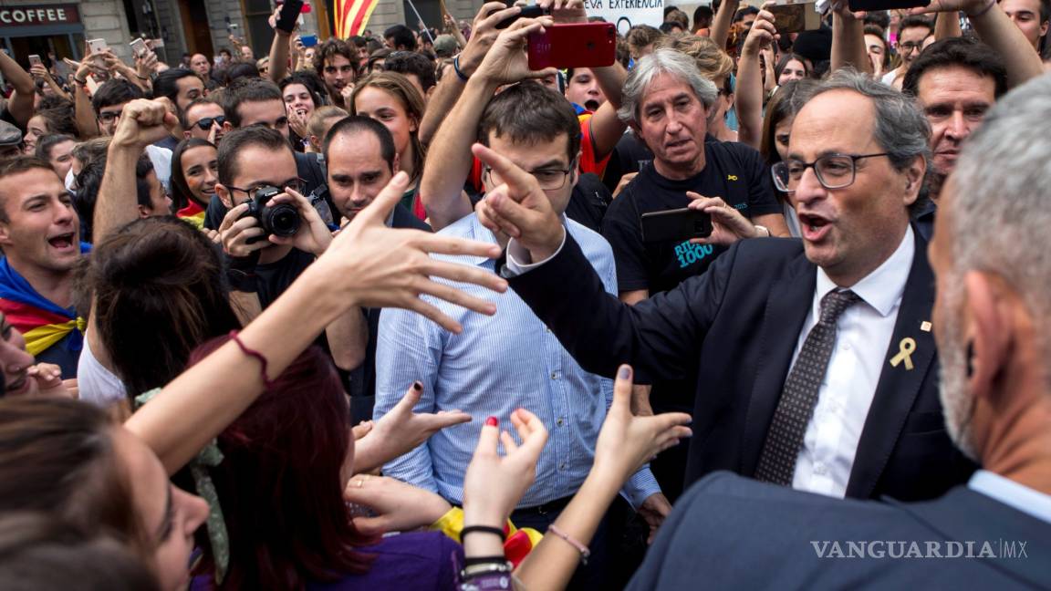 Quim torra da un mes al Gobierno español para acordar un referéndum