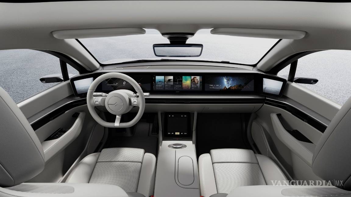 $!Presume Sony el Vision-S su vehículo eléctrico que no está a la venta