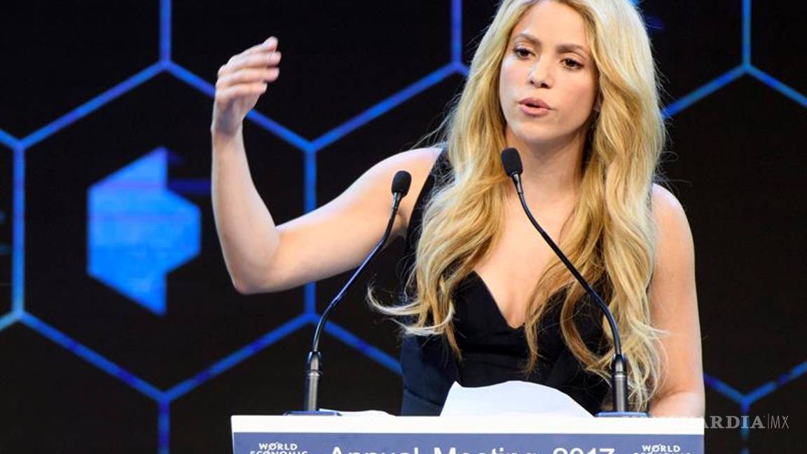 $!Foro de Davos otorga a Shakira un premio por su apoyo a la educación