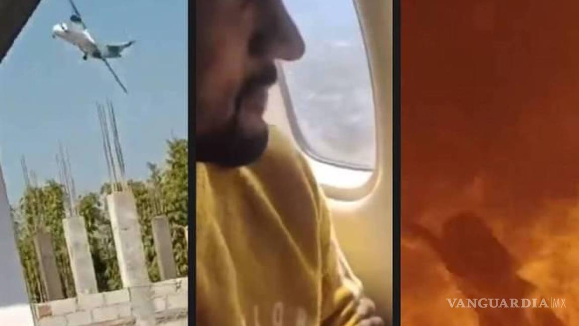 Avionazo en Nepal... El escalofriante video de uno de los pasajeros al momento de estrellarse