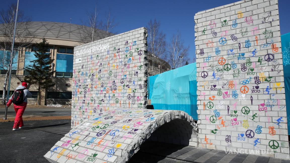 Inauguran en Pyeongchang el &quot;Mural Olímpico de la Tregua”