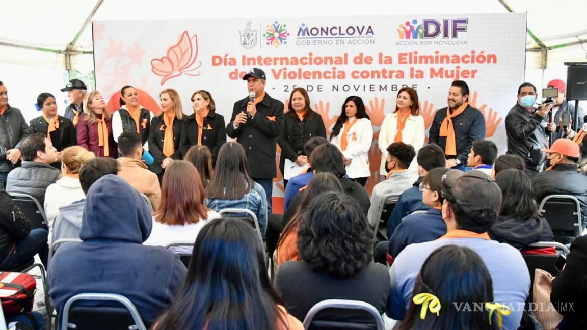 En Monclova conmemoran el Día Internacional de la Eliminación de la Violencia contra la Mujer