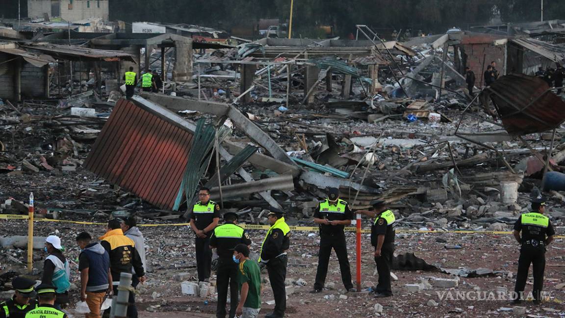 $!Las terribles imágenes que dejó la explosión en Tultepec