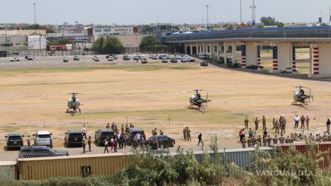 $!Texas despliega cientos de agentes, helicópteros y patrullas para cuidar el río Bravo.