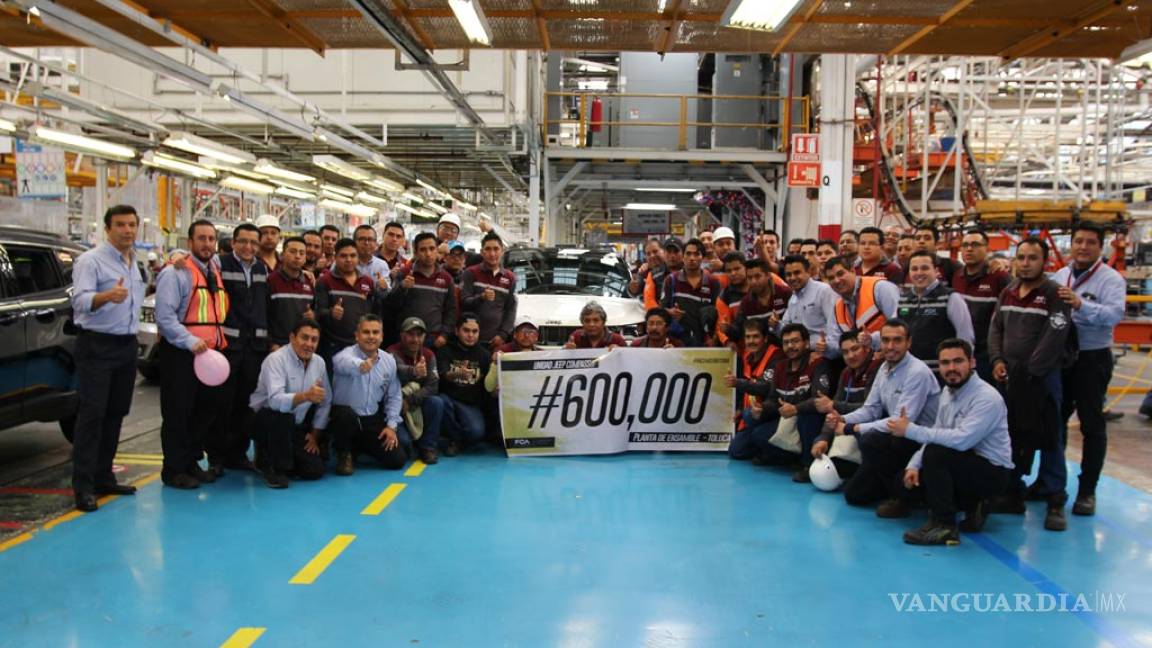 Celebra FCA 600 mil unidades de Jeep Compass