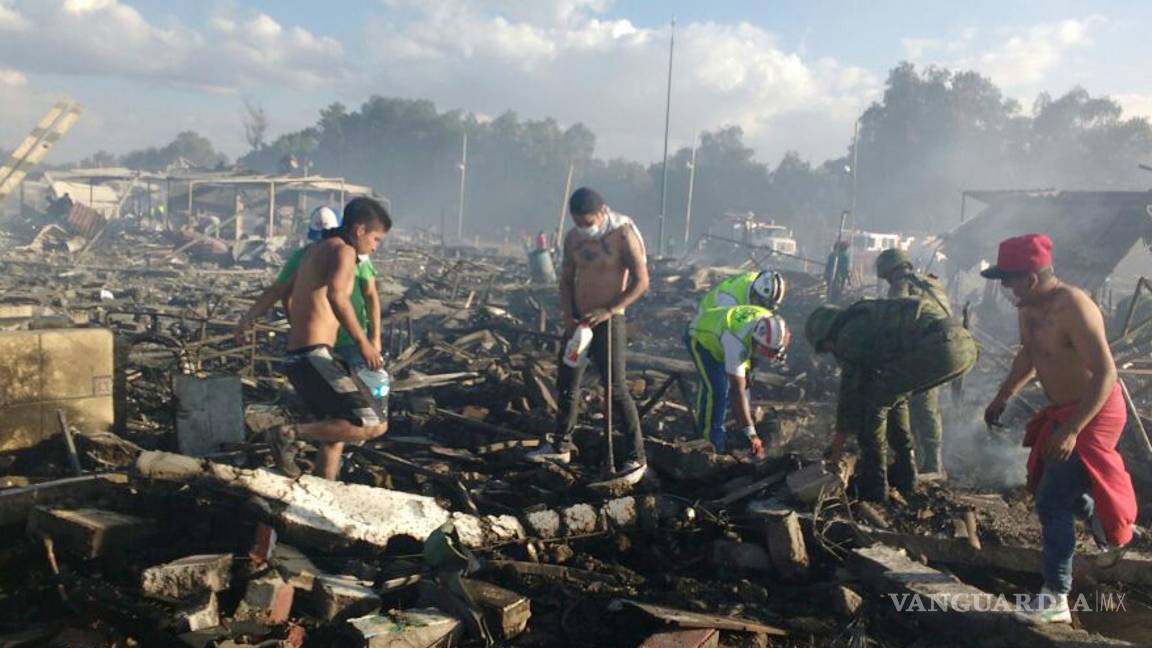 $!Las terribles imágenes que dejó la explosión en Tultepec