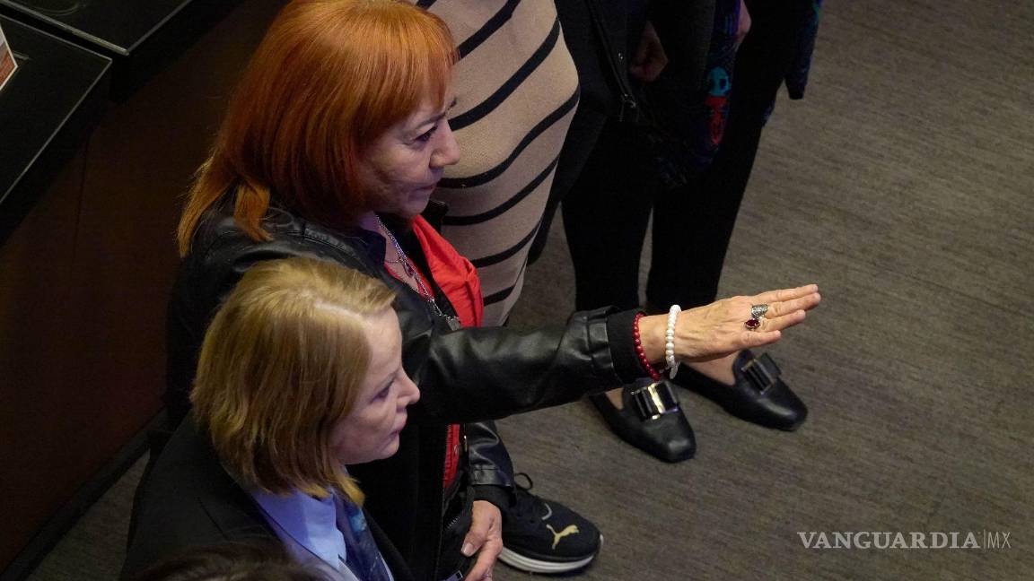 $!Toma de protesta de Rosario Piedra Ibarra, reelegida como nueva titular de la CNDH durante la Sesión de la Cámara de Senadores.