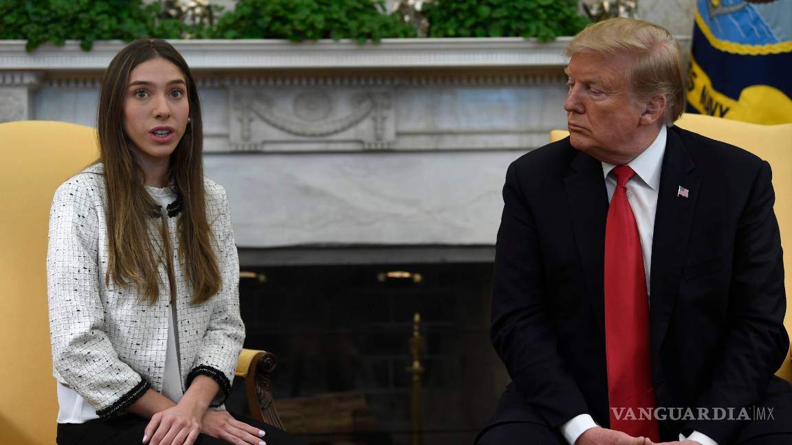 $!Trump recibe a esposa del líder opositor venezolano Guaidó