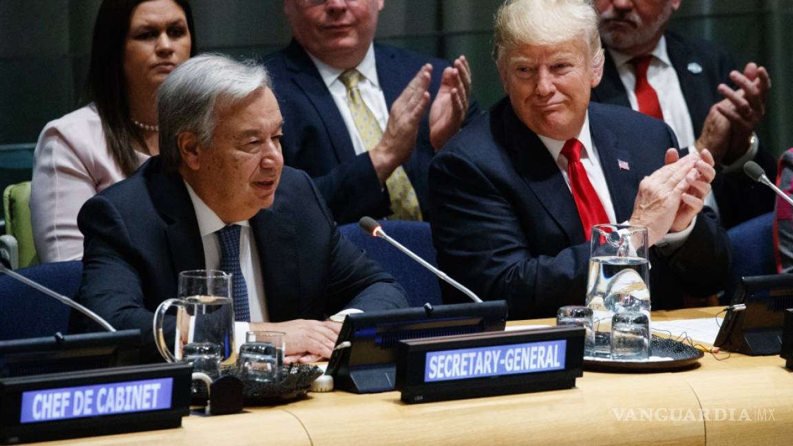 $!Trump pide cooperación internacional para "desmantelar la producción de drogas" a nivel global