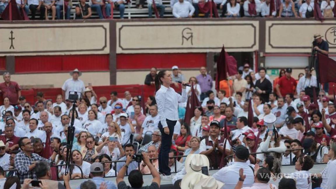 $!Sheinbaum advirtió sobre la oposición que pone en riesgo programas sociales.