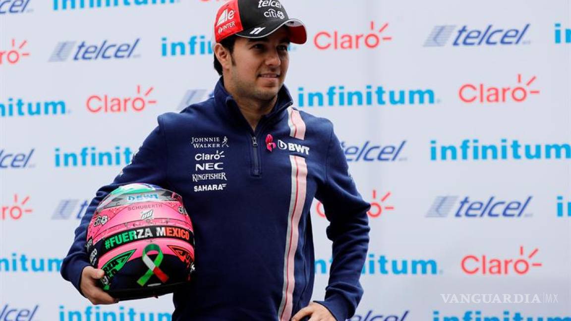 'Checo' Pérez correrá con un #FuerzaMéxico en el casco